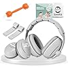 SOMYKID Cascos Bebé Antiruido 2 en 1 Hasta 48 Meses – 25dB – 2 diademas – Incluye Saca Mocos manual – Cascos Antiruido Bebé para Regalo Bebé Recién Nacido y como Cosas para Bebés Recién Nacidos