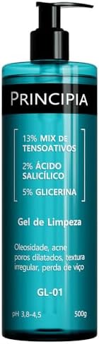 Gel de Limpeza Facial Principia 13% Tensoativos + 2% Ácido Salicí...