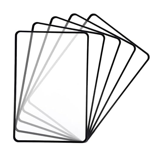 5PCS Full Page Magnifying Sheet for Reading, 3X Lightweight Optical Fresnel Lens Page Magnifying Glass Rectangular Bookmark Flat Handheld Magnifier for Seniors Low Vision Reading Small Patterns Maps