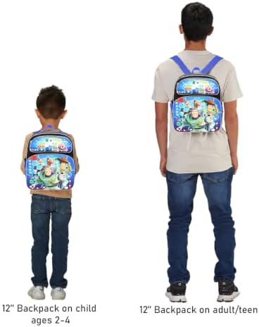 Toy Story Mini Backpack for Kids Bundle - 12" Backpack w Adjustable Straps - 5