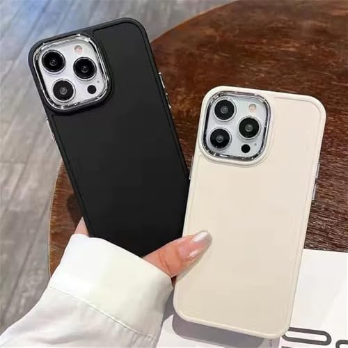 Coque objectif plaqué pour iPhone 15 Pro Max en silicone souple - 5