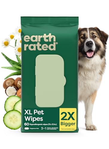 Earth Rated XL Pet Wipes