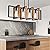 Alynzee Kitchen Island Lighting, 4-Light Dining Room Light Fixture, Black Farmhouse Pendant Light with Wood Frame, Rectangular, 51.4x31.5x9.5 inches, 9.03 lbs