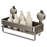 Gestion de l'humidité optimisée: Conçu pour lutter contre la stagnation de l'eau, ce support de douche inclut des grilles perforées et des canaux qui favorisent la circulation de l'air et un séchage accéléré. Une solution de rangement pour petits objets.