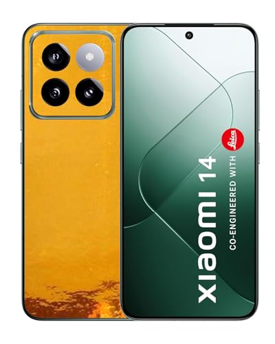 Image of Compatible with Xiaomi 14 5G Back Skin Sticker /Vinyl wrap /Protective Film Mobile Skin Gold Chrome by Candeal Mizhan (only Back)