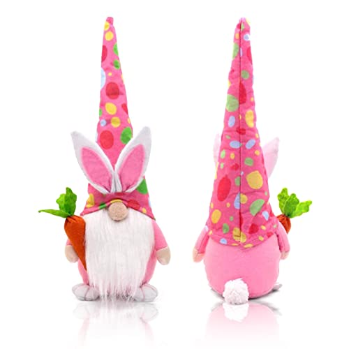 Mizijia Bunny GNOME di Pasqua, 1 Pezzi Gnomi Coniglietti di Pasqua,...