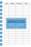 Immunization Record Log Book: 4x6 Inches | Pocket Vaccination Tracker | 100 Pages for Recording Immunization Dates, Vaccine Types & Health Notes