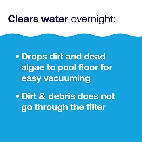 Image of HTH Pool Flocculant Liquid | Clears Cloudy Water | Fast-Acting | 32 Fl Oz | Pack of 2