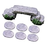 pont portique sur roues Fournitures de jardin : utilisation polyvalente car il peut être utilisé comme pot de plantes ou comme décoration intérieure/extérieure, ajoutant une touche de nature à n'importe quel décor, pont d'aquarium