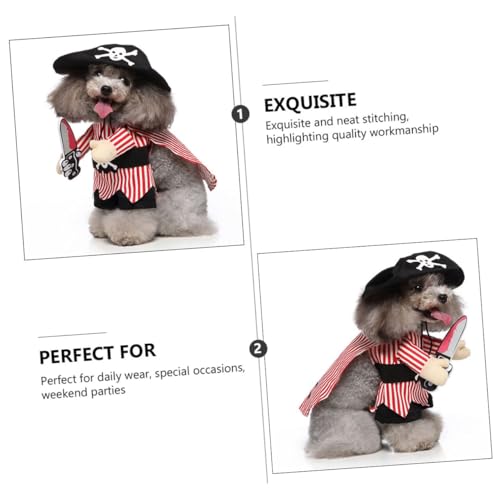 Disfraz divertido para perro Abaodam Halloween Navidad miniatura 5