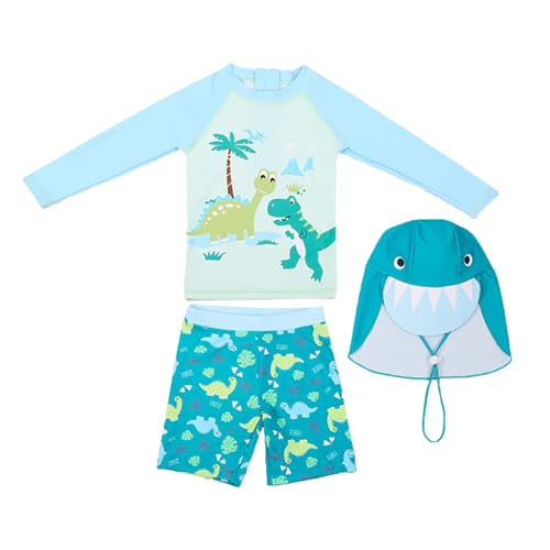 Maillot de bain bébé garçon anti-UV à manches courtes pour la piscine
