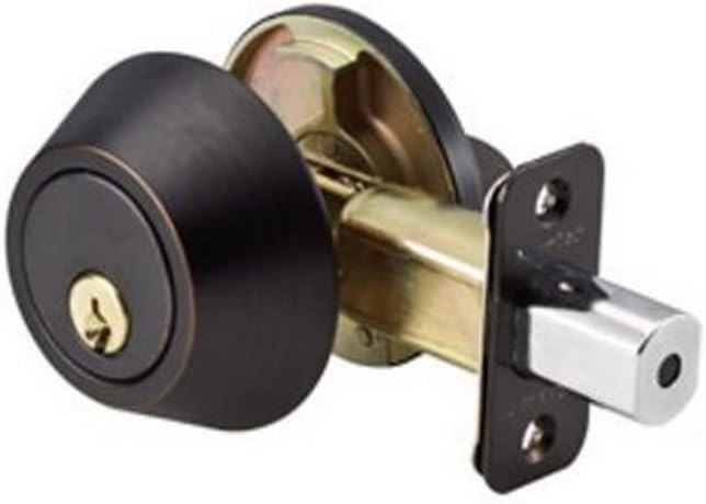 Master Lock DSO0612P Keyed Deadbolt, Aged Bronze