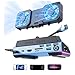 Serounder 10 in 1 Docking Station, Dual Cooling Fan 4K 60Hz Gigabit Ethernet 4 USB 3.0 PD100W M.2 NVMe Slot, with RGB Lighting, for Legion Go Claw Tablets