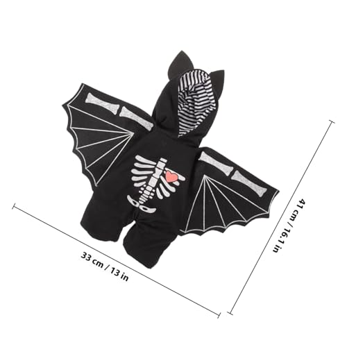 Disfraz de Alas de Murciélago Beaupretty para Perros Halloween miniatura 2
