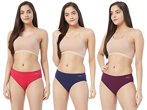 Image of Fruit of the Loom Women's Bikini(Colors and Prints May Vary) (Pack of 3)