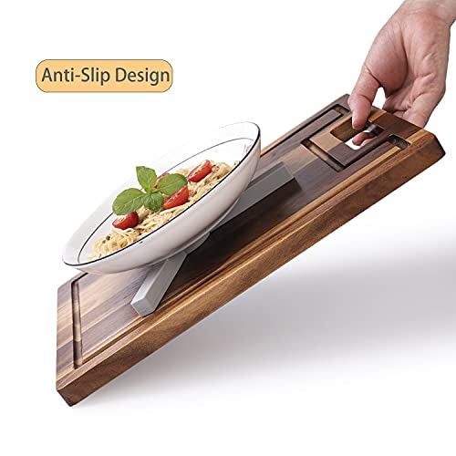 4 Pack Non-Slip Thick Foldable Silicone Trivets, Heat-Resistant Folding Pad Fengchen Hot Pad With Collapsible Cross Design Save Much Space （Black） #TOP5