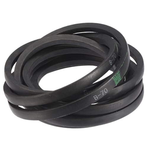 Image of uxcell 3pcs B70 Classic Wrapped V-Belt, 73 inch Outer Circ B Profile V-Belt
