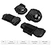 Xndz Horse Boot, Horse Tendon and Fetlock Boots, Neoprene Material Lining 2 Pair Strong and Durable for Prevent Impact Prevent Leg Damage(Black, L)