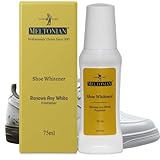 Meltonian Shoe Whitener - Paint and Polish - White Shoe Paint for Soles, Leather, Vinyl, Canvas, Nylon and More and Liquid White Shoe Polish Restores with Sponge Applicator, 75ml
