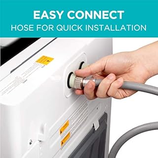 BLACK+DECKER Small Portable Washer, Washing Machine for Household Use, Portable Washer 2.0 Cu. Ft. with 6 Cycles, Transparent Lid & LED Display