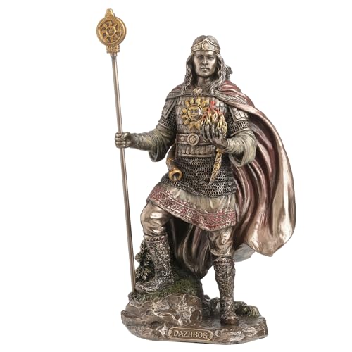 Estatua Dazhbog dios solar de fundición fría 10.1 pulg miniatura 7