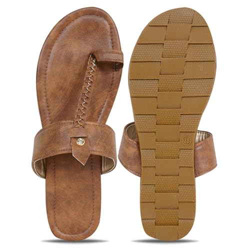 Image of IndieStide Heel Casual Flip Flops Slippers For Girls Women, Comfortable cushioned Chappals