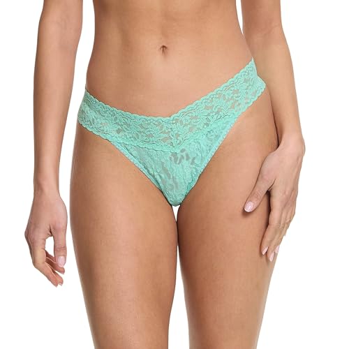 Image of hanky panky - Signature Lace Original Rise Thongs: Essentials Edition | One Size 4-14 | Lace Lingerie Underwear | 3 or 5 Pack