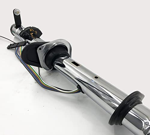 ND New 35\" Tilt Automatic Shift Steering Column 1967-1972 Chevy C10 GMC Truck Chrome