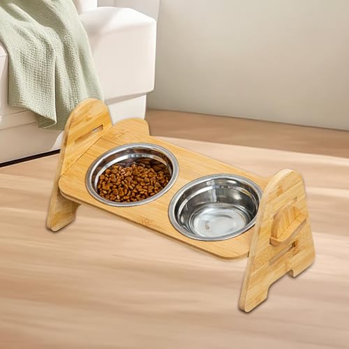 Accessoires surélevés pour animaux gamelles réglables chiens chiots et chats