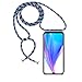 Produktbild GoodcAcy Handykette Hülle für Xiaomi Redmi Note 8T Necklace Hülle mit Kordel zum Umhängen Necklace Transparent Silikon Acryl Case- Schnur mit Case zum umhängen[+Panzerglas Schutzfolie]