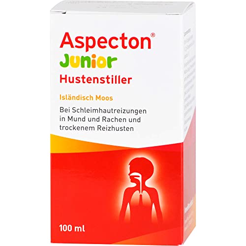 Hustenstiller Aspecton Junior Isländisch Moos Saft 100 ml für Kinder