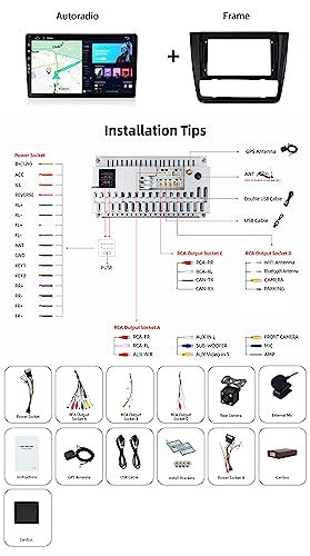 SXAUTO [6GB+128GB] Android 12 IPS Autoradio per
