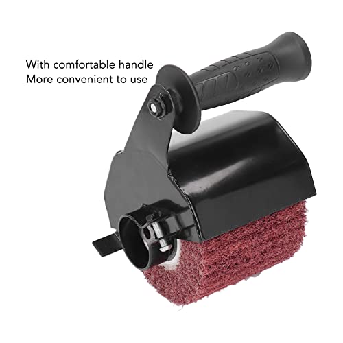 Burnishing Polishing Machine Kit Angle Grinder Attachment for Wood and Metal Burnishing Machine Ideal for Removing Oxide Layers Scratches Grinder Connecting Shaft Size: M10 - Image 4