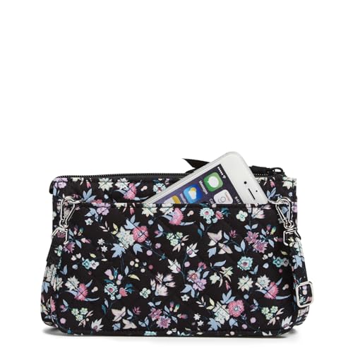Image of Vera Bradley Women's Cotton Wallet Crossbody Purse with RFID Protection