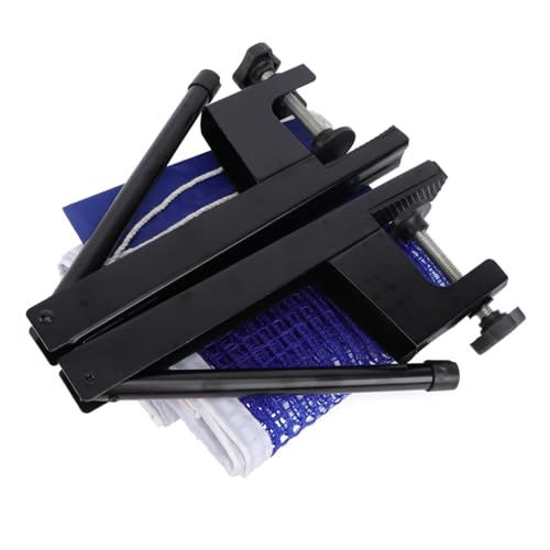 BESPORTBLE Lightweight Iron Mesh Rack Pong Accessory Easy Install Table Tennis Post for Play