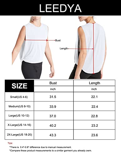 Womens Athletic Workout Tank Tops Sleeveless Sport Tennis Shirts Loose Fit Yoga Tops Gym Black Xl #TOP5