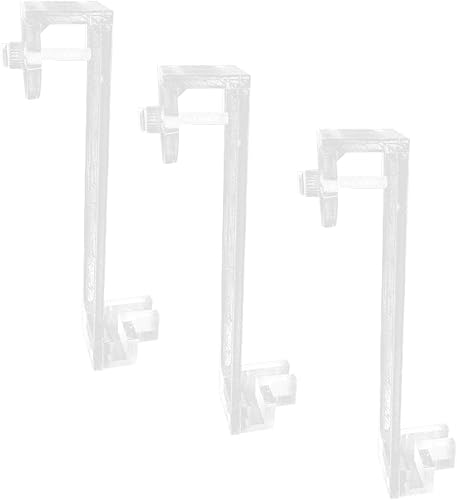 Soporte para pecera, accesorio de acuario, repuesto automático para acuario, para acuario, 3 piezas, soporte transparente para pecera, 5.9 in