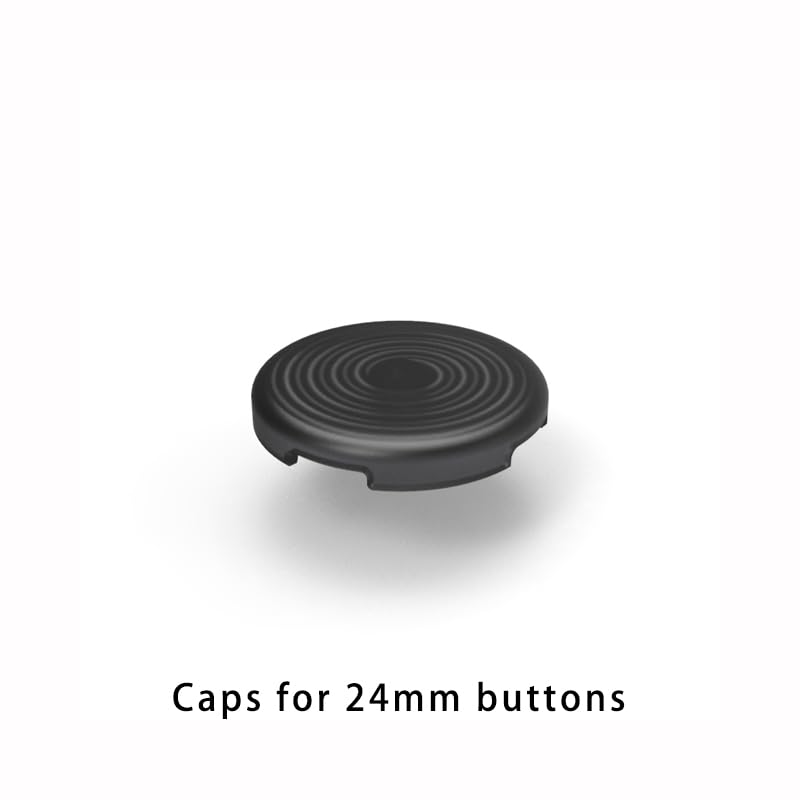 Image of 15pcs Punk Caps for Cherry MX & Kailh Switches (13pcs 24mm + 2pcs 30mm Black)