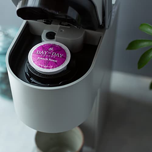 Image of Day To Day French Roast Dark Roast Single Serve Coffee Pods, 80-Count for K-Cup Keurig Brewers