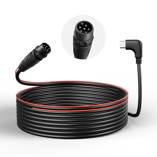 Image of WOLFBOX 33Feet Rear Camera Replacement Cable with IP67 Waterproof Connector (6-Pin) for G900 PRO and Tripro Cabin Versions