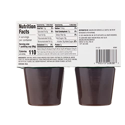 Amazon Fresh - Chocolate Pudding Cups (4Ct) #TOP2