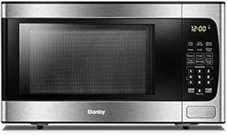 Danby, DBMW0920BBS.9 Cu.Ft. Microwave, Auto Defrost Options, 6 Convenient Auto Cook Options, Child/Control