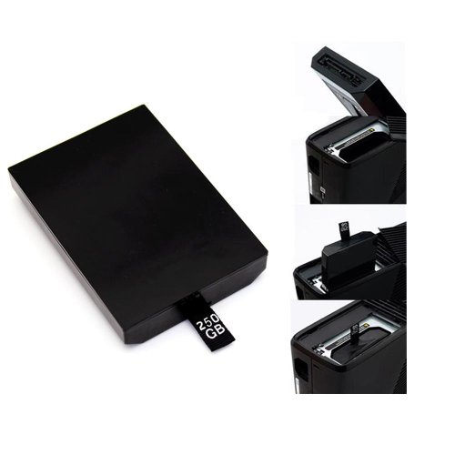 HWAYO 250GB 250G Internal HDD Hard Drive Disk Disc for XBox360 Slim Xbox360 E Games