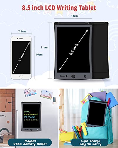 Lcd Writing Tablet,Electronic Writing &Drawing Board Doodle Board,Sunany 8.5" Handwriting Paper Drawing Tablet Gift For Kids And Adults At Home,School And Office (Black) #TOP6