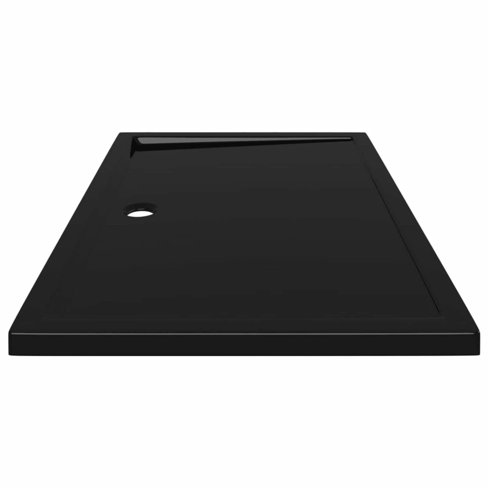 Plato de Ducha Rectangular Negro ABS 80x120 cm Mamparas De Ducha