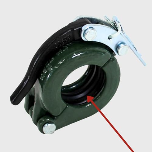 Image of 5 inch Snap Clamp Coupling Gasket Hevi-Duty Concrete Pumping Placing Line Replacement Rubber Gasket (CG50D)