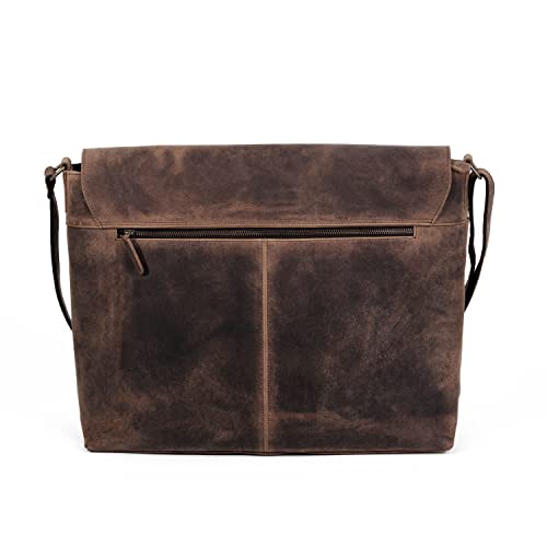Leather messenger satchel laptop briefcase for men and women best handmade buffalo office computer bag3