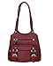 Concealed Carry Purse - Genuine Leather Locking CCW Gun Bag - Left and Right-hand Draw