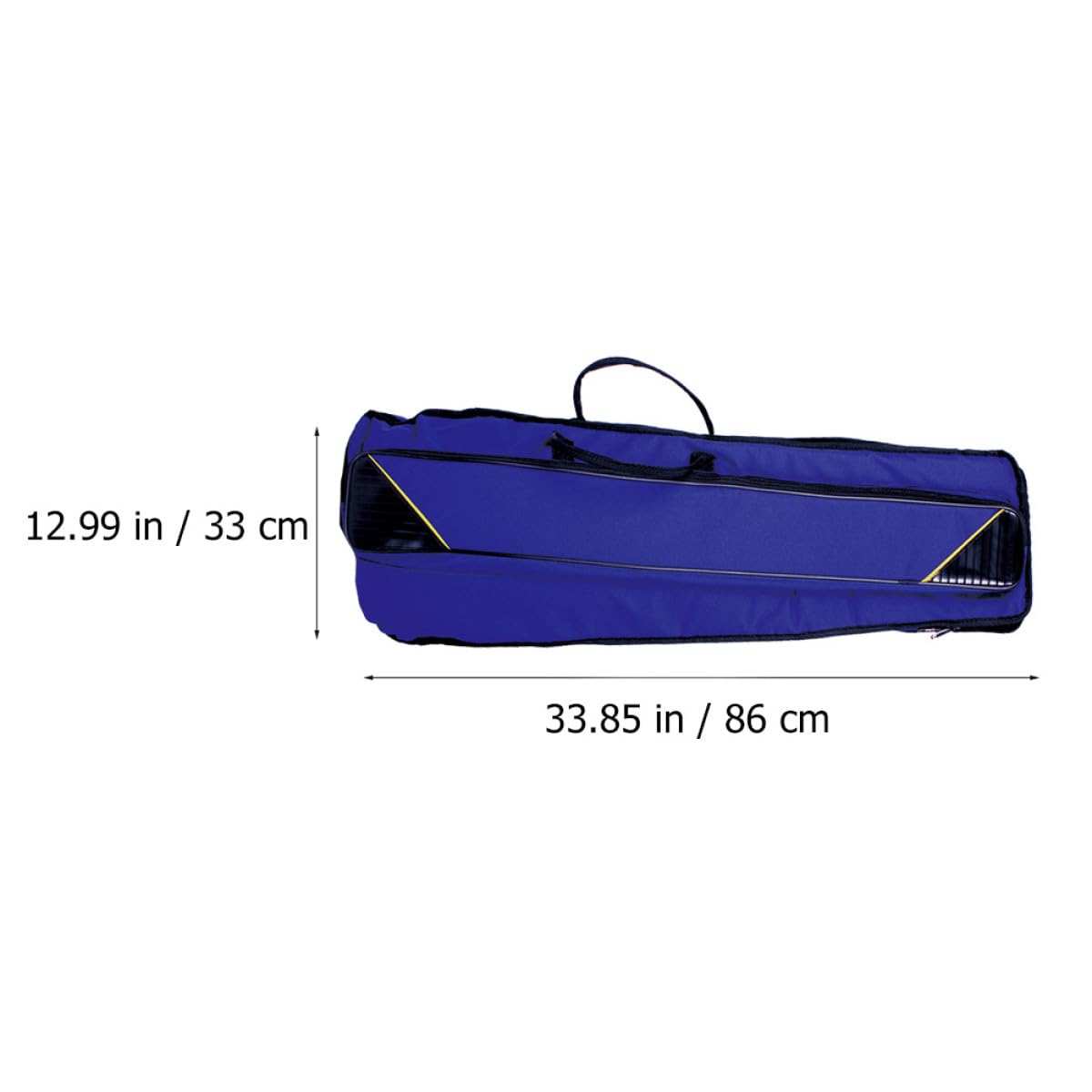 GALPADA Borsa per Trombone Oxford Spesso Resistente All'abrasioni Ampia Capacità e Tracolla Doppia per Trasporto Facile Blu