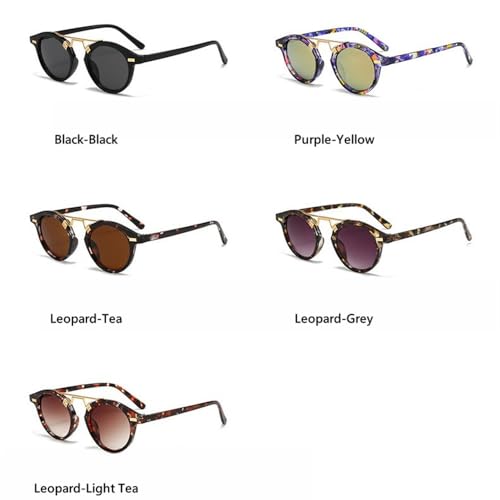 Retro Round Sunglasses For Women Men Fashion Vintage Sun Glasses Outdoors Trending Shades UV400 Eyeglasses2